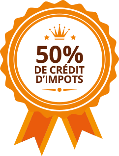 Crédit d'impôt de 50 %